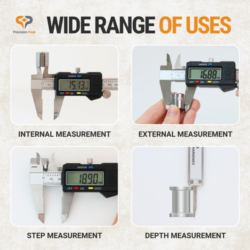 Calibrador Digital Vernier De Acero Inoxidable 6 Pulgadas