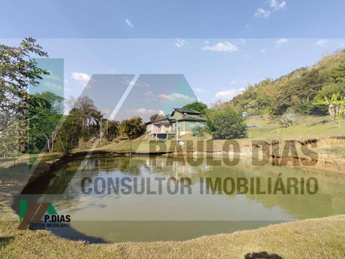 Imagem 3 de 20 de Deslumbrante Chácara Com Lago Em Socorro, Circuito Das Águas - Ch0287