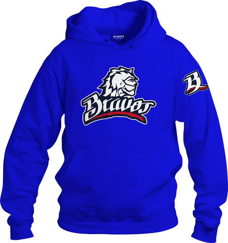 Sudadera Hoodie Bravos De Leon M2 - Adulto Niño