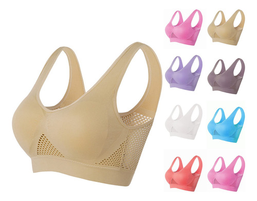 Brasier Deportivo Push Up Para Mujer Sujetador Varilla Talla