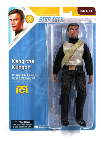 Star Trek: La Serie  Al: Kang The Klingon Figura De Acc...