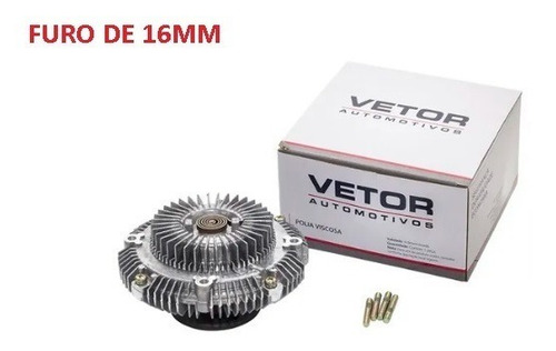 Imagem 1 de 2 de Polia Embreagem Viscosa Toyota Hilux 2.4 1992- 2005 - Vpv002