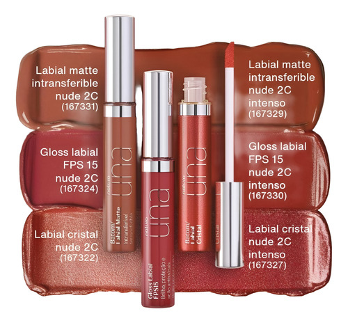 Una Labial Cristal Tonos Nudes Varios Tonos.luana9902 Nude 2c Intenso