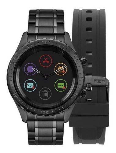 Relógio Technos Masculino Connect Duo Preto P01ab/4p