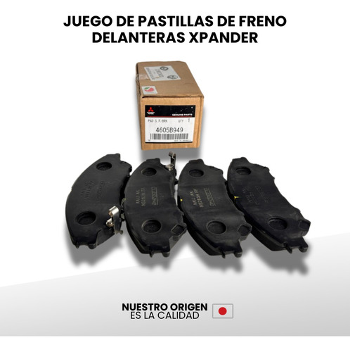 Juego De Pastillas De Freno Delanteras Mitsubishi Xpander