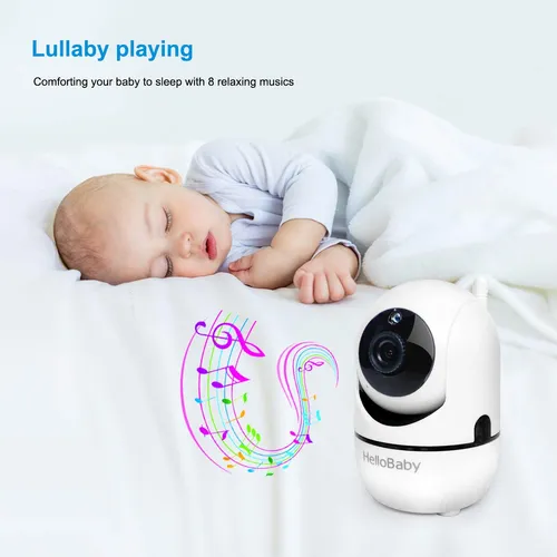 Monitor De Vídeo Para Bebés Hellobaby Hb65 Con 2 Cámaras, Vi