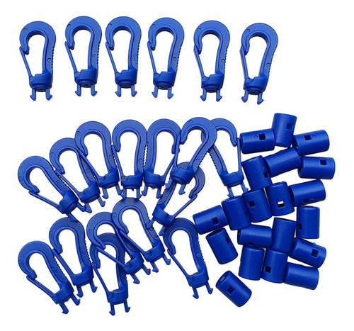5 Ganchos Duraderos Para Amarrar Cuerdas Elásticas 5 Piezas