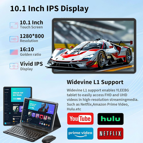 Tablet Android Com Teclado,tablet Android 15 De 10 Polega...