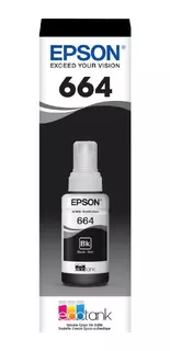 Tinta 664 Epson Original Color Bk, Para L210, L220, L355....
