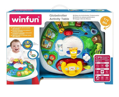 Mesa De Actividades Trotamundos Con Luz Y Sonido - Winfun