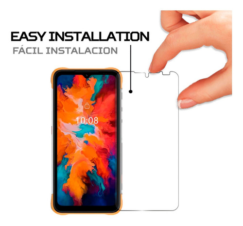 Imagen 3 de 6 de Protector De Pantalla Antishock Umidigi Bison X10 Pro