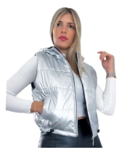 Chaleco Puffer De Mujer