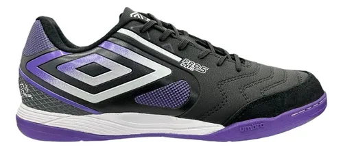 Chuteira Umbro De Futsal Pro 5 Bump Club Billy - Original Preto Roxo E Branco 41 Br