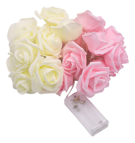 Cadena Decorativa D Night Light Led De Simulación De Flores