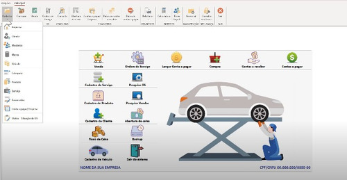 Imagem 1 de 1 de Sistema Para Oficinas, Veículos,moto, Ordem De Serviço