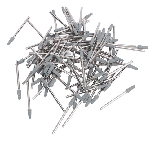 Broca Cónica Para Uñas, 100 Unidades, Cuarzo Y Acero Tungste