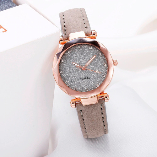 Relógio De Pulso Analogico Com Strass Feminino