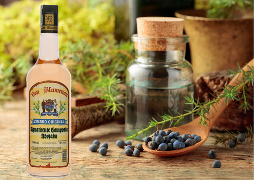 Cachaça Zimbro (wacholder) 960ml Von Blumenau Drink