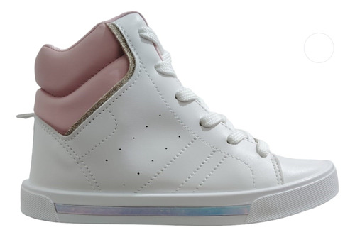 Tenis Infantil Menina Cano Alto Molekinha Moda 2524.350