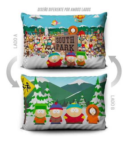 Imagen 5 de 5 de Funda De Almohada South Park 70x45cm Vudú Love