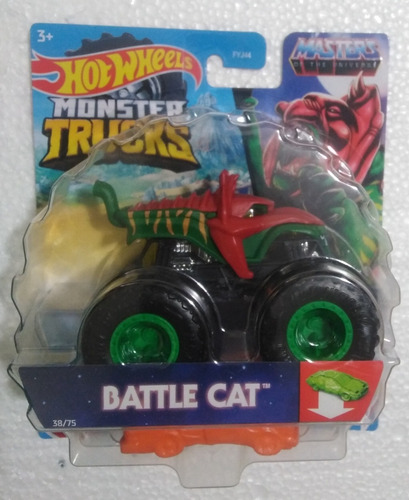 Hot Wheels Monster Trucks Battle Cat Motu He Man