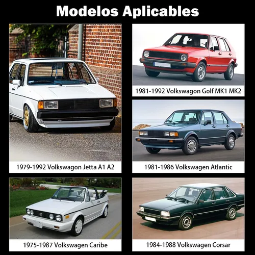 Para Para Jgo 4 Manijas Jalón Para Vw Golf Mk1 Mk2 Jetta A1