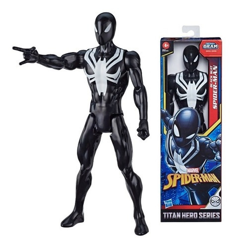 Spiderman Figura 30 Cm Black Suit Hasbro. E8523