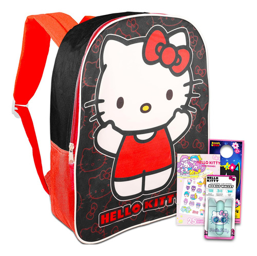 Juego Mochila Hello Kitty Niñas Paquete Con Mochila Hello Y