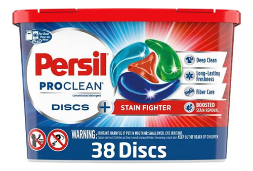 Quitamanchas Persil Discs Paquetes De Detergente Para Ropa, 