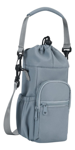 Bolsa De Portador De Botellas De Agua Con Bolsillo Con Azul