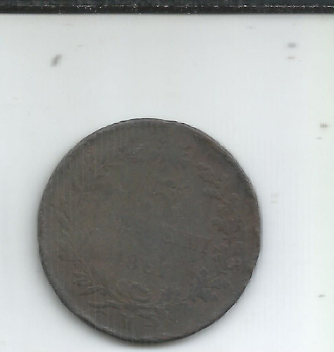 M 105 Italia Moneda De Cobre 5 Centesimi 1861 M (Usado)