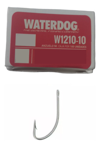 Anzuelos Waterdog Numero 10 Caja  X 100 Unidad Pejerrey 1210