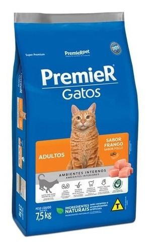 Alimento Premier Gatos Adultos Pollo 1.5kg. Np