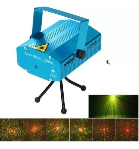 Proyector Laser Fiesta, Luces De Fiesta Ritmico Discos/w25