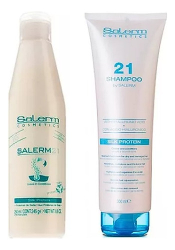 Shampo + Tratamiento Acond Salerm21 Silk - mL a $69