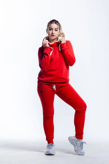 Conjunto de Top Deportivo Rojo Bonita y Leggins KISS ME B\u0026F
