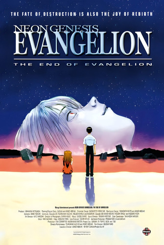 ##106 Evangelion Póster Autoadhesivo 100x70cm