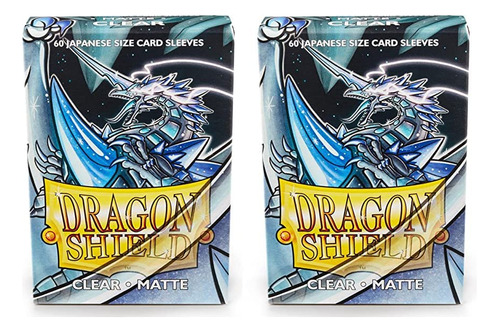 Dragon Shield Paquete: 2 Paquetes De 60 Fundas Para Tarjetas