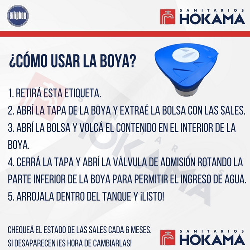 Imagen 5 de 10 de Boya Antisarro Filtro Flotante Tanque Agua Dura Polifosfato