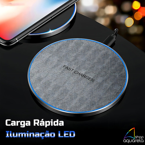 Sumexr SX-WX1 Carregador Indução Sem Fio Wireless Cor Cinza