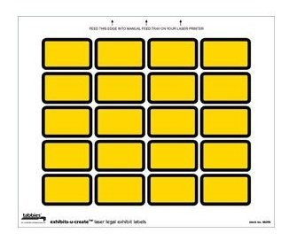 Tabbie U-create Exhibit Labels Amarillo 240