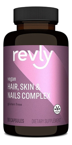 Vitaminas Pelo Revly Piel Y Uñas Con Biotina 2000 Mcg 90 Ca