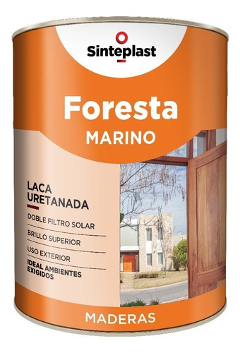 Foresta Marino Laca Uretanada 1lt- Imagen Pinturerías -