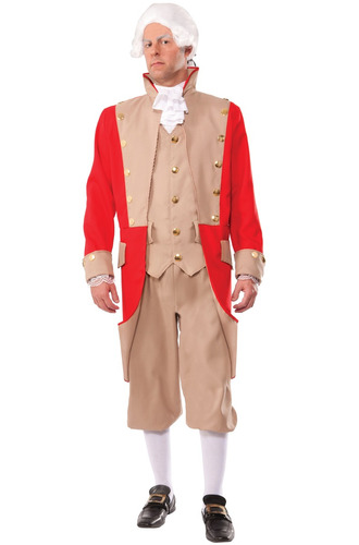 Disfraz Para Adulto Uniforme Traje Saco Británico Colonial