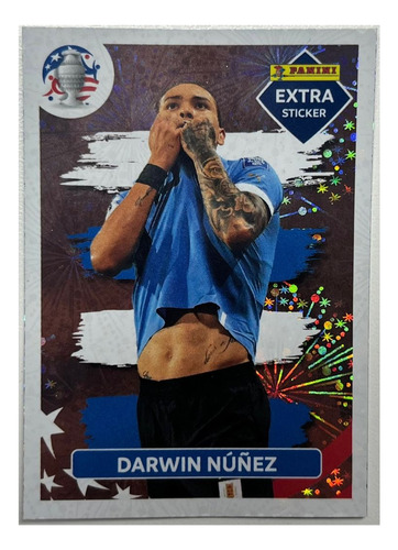 Figurita Extra Bronce Copa América 2024 Darwin Nuñez