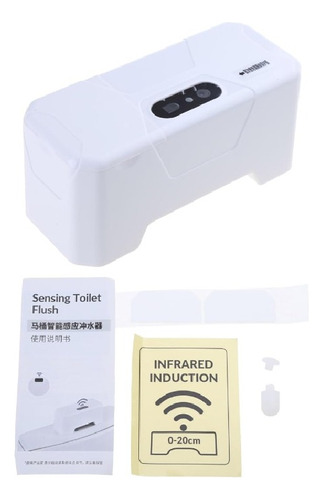 Sensor Baño Inodoro Interruptor Automatico Blan Impermeable 