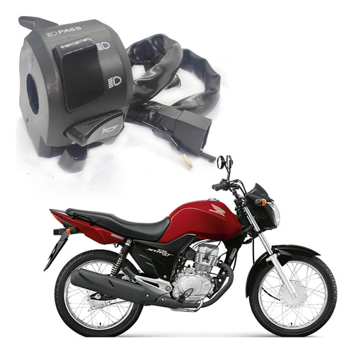 Punho De Pisca Mod Xre300 Com Lampejador Para Start 150 2015