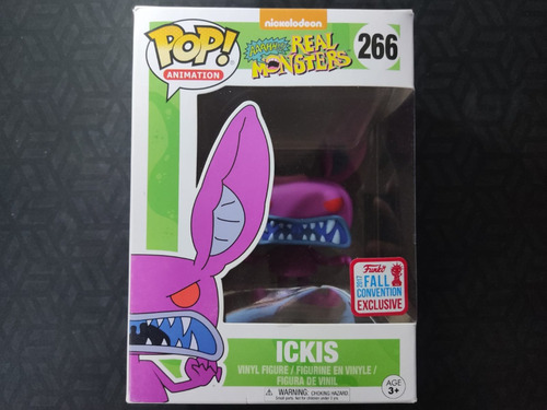 Funko Ickis Aaahh Real Monsters Fall Convention (scary) (Usado)