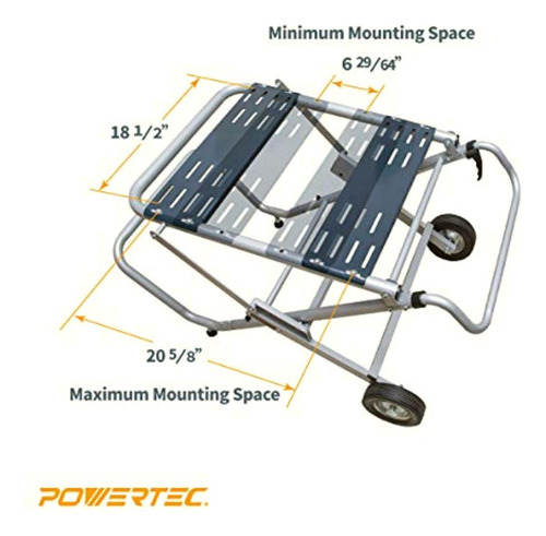 Powertec Mt4009 Soporte Plegable Para Sierra De Mesa