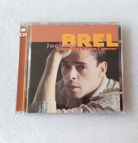 Cd Jaques Brel Original 2 Discos Francia Quand Amour